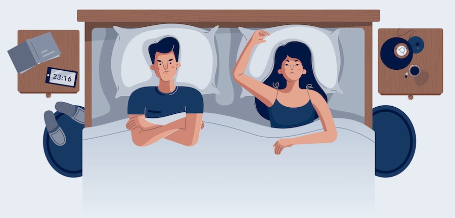 Voorkom ruzie in bed